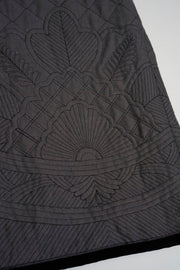 【ナイジェル・ケーボン】WOMAN / エンブロイダリーキルトコート -シルクリネン / EMBROIDERY KILT COAT -SILK LINEN