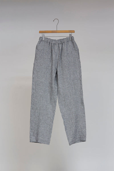 【ナイジェル・ケーボン】WOMAN / ジムパンツ -リネンギンガム / GYM PANT -LINEN GINGHAM