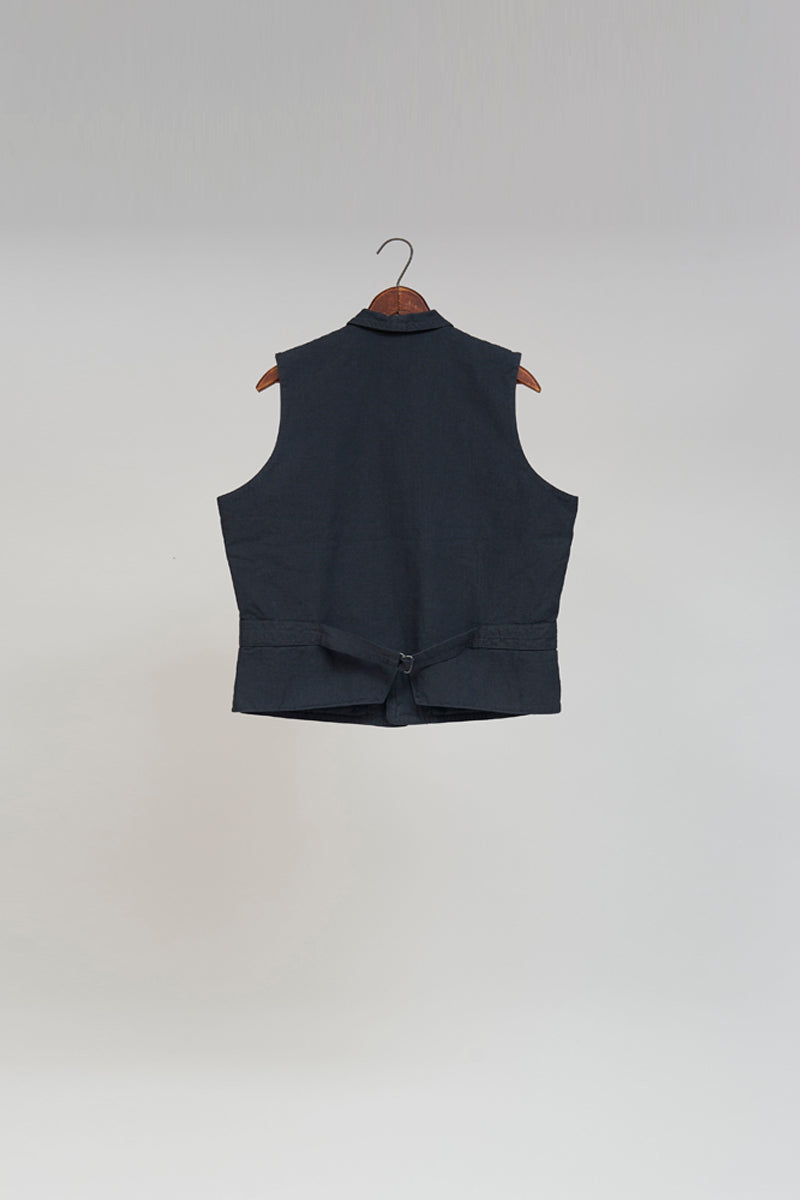 【ナイジェル・ケーボン】UNISEX / ウェイストコート -コットンブロークンツイル / V-50 WAISTCOAT -COTTON BROKEN TWILL