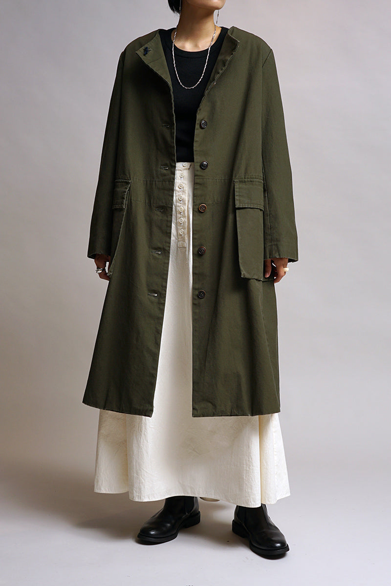 【ナイジェル・ケーボン】WOMAN / WAACコート -コットンキャンバス / WAAC COAT -COTTON CANVAS